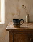Patterned Mug, Diamonds