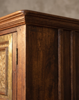ABC Haveli Armoire crown molding and corner detail