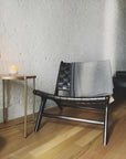 Andrianna Shamaris Woven Leather Chair