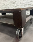 Charcoal Coffee Table on Casters