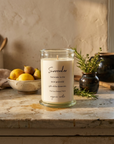 Surrender Sutra Candle in kitchen