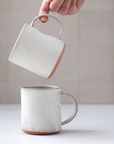 Smooth Handmade Pottery Mug Minimalist Coffee Cup
