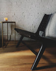 Andrianna Shamaris Woven Leather Chair