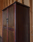 Antique Elmwood Root Armoire