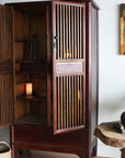 Antique Elmwood Root Armoire