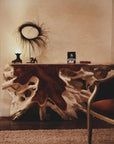 Sculptural Teak Root Console