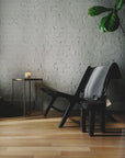 Andrianna Shamaris Woven Leather Chair