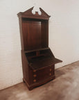 English Two-part Secretary Desk