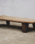 Antique Yala Wood Nupe Tribe Coffee Table