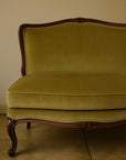 Green Velvet Love Seat