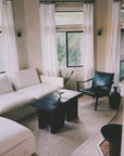 Parley Black Leather Lounge Chair