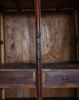 Antique Elmwood Root Armoire