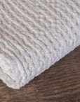 Linen Waffle Bath Towel