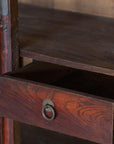 Antique Elmwood Root Armoire