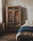 Antique Indian Window Facade Dresser