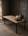 Blond Iron Coffee Table