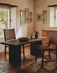 The Woven Leather Chair