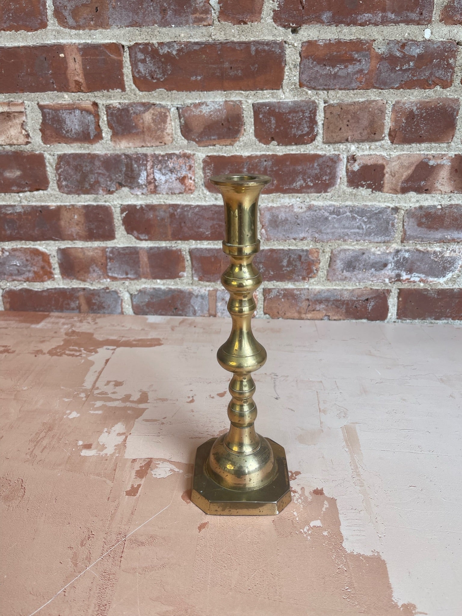Antique Brass Candle Stands Tall Organic Erotic