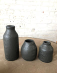 Crater Vases - Black