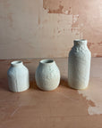 Crater Vases - White