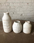 Crater Vases - White