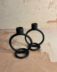 Round Metal Candle Holder