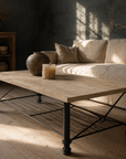 Blond Iron Coffee Table