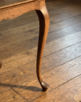 Detail of the cabriole leg and pad foot