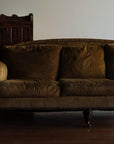 Brushed Corduroy Three Cushion Sofa