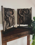 Sulawesi Door Carving, Figure and Bull