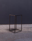 Black Metal Side Table - Tall