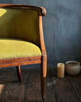 The Chartreuse Crescent Chair