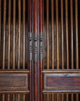 Antique Elmwood Root Armoire