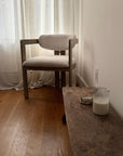 The Carved Teak Floor Table by Andrianna Shamaris