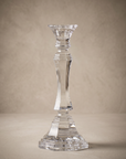 Glass Candlestick Holder Tall