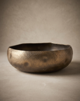 Dimpled Metal Bowl