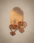 Sankofa (Heart) Adinkra Earrings