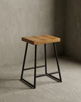Onda Stool three-quarter view showing full form and construction
