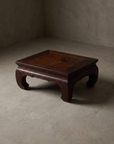 Medium Kang Table, 45 degree three-quarter view showing full form and horsehoof-leg construction