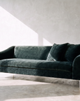 Tess sofa in a bright limewashed room with hard side light