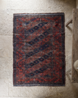 Turkmen Baluch rug from above