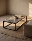 Versailles parquet coffee table in a living room