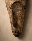 Liberian mask carving detail