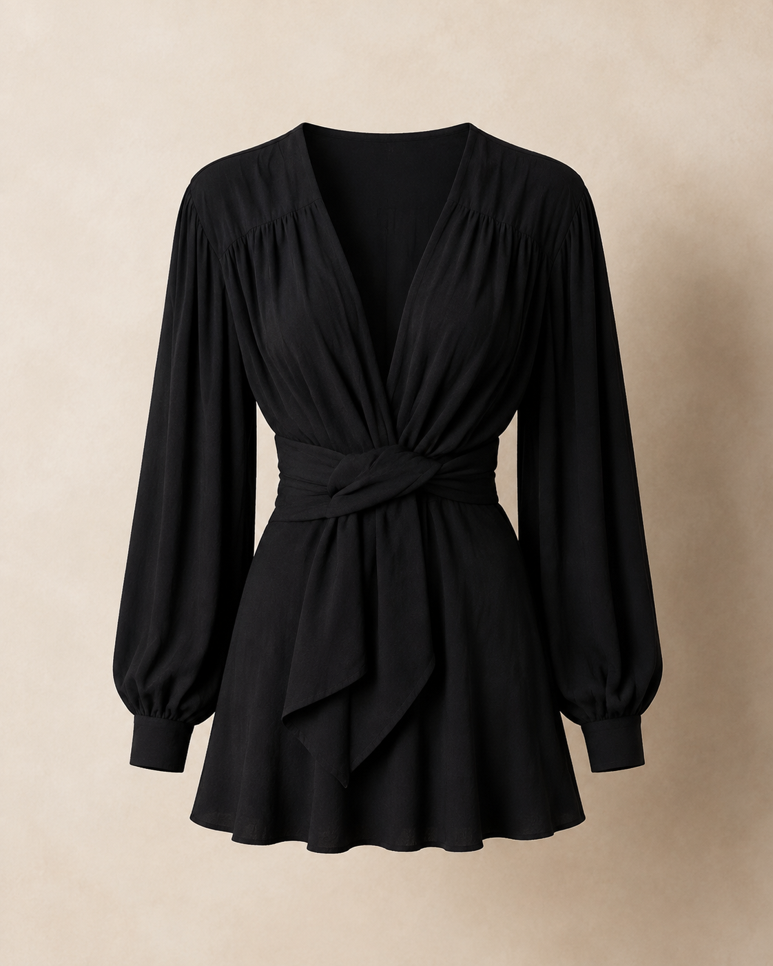 Black Wrap Dress