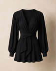 Black Wrap Dress