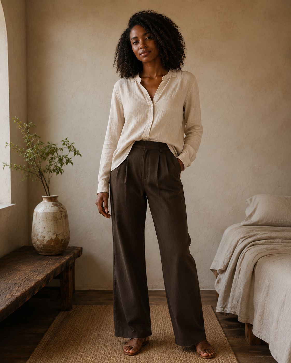 Natural Linen Shirt