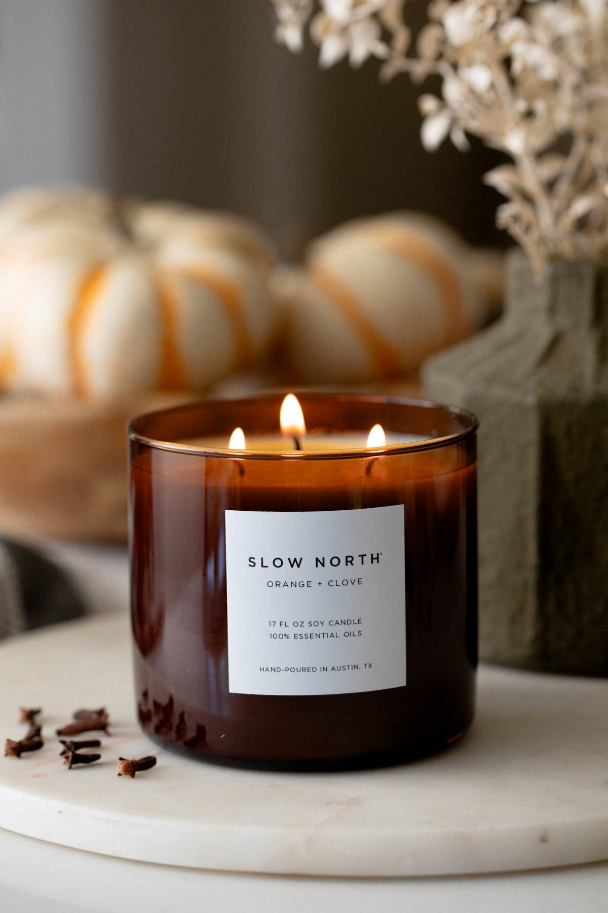 Orange + Clove - Signature 3-Wick Non-Toxic Candle