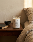 Surrender Sutra Candle on bedside