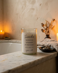Surrender Sutra Candle by the bath