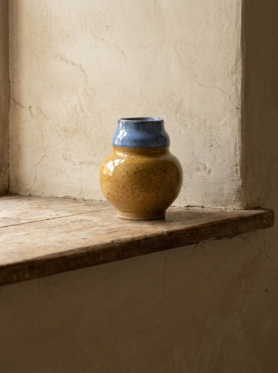 Two-Tone Ginger Jar Vase